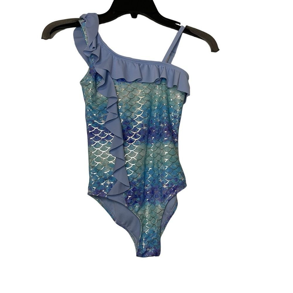 Justice Mermaid One Shoulder Swimsuit
